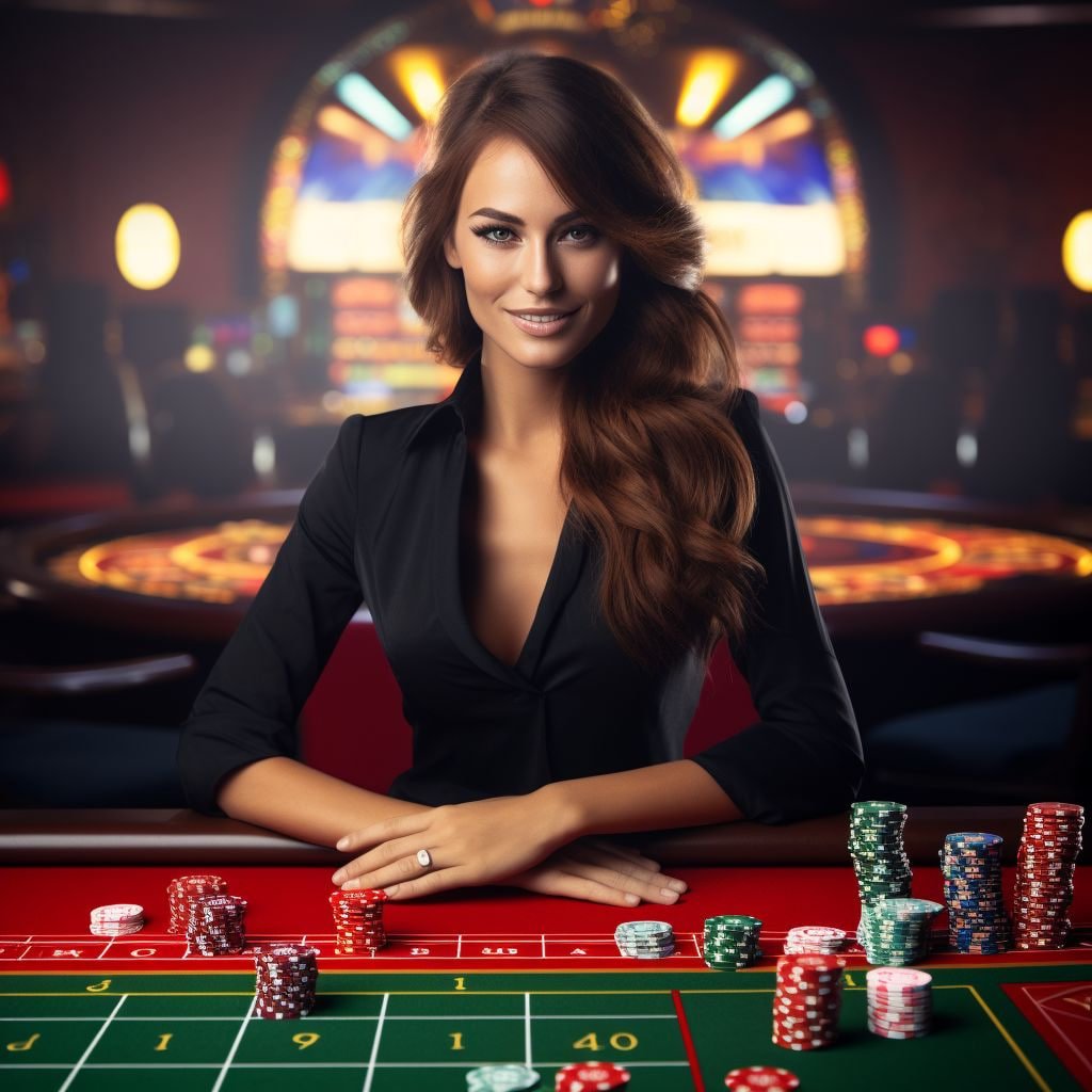 Tampilan permainan live-dealer dan slot di platform bintang299